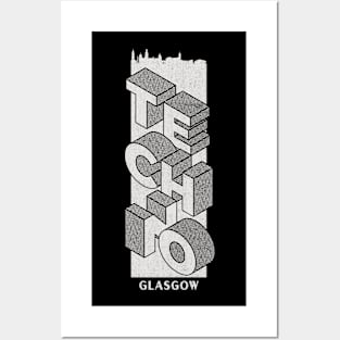 Techno Glasgow Posters and Art